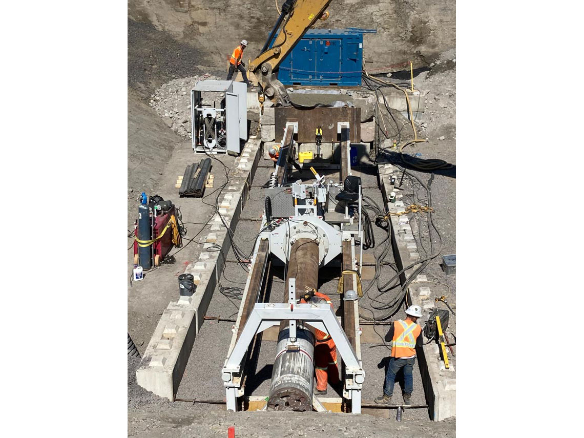 Baustelle von Bohrtec Gesellschaft für Bohrtechnologie mbH in Montreal