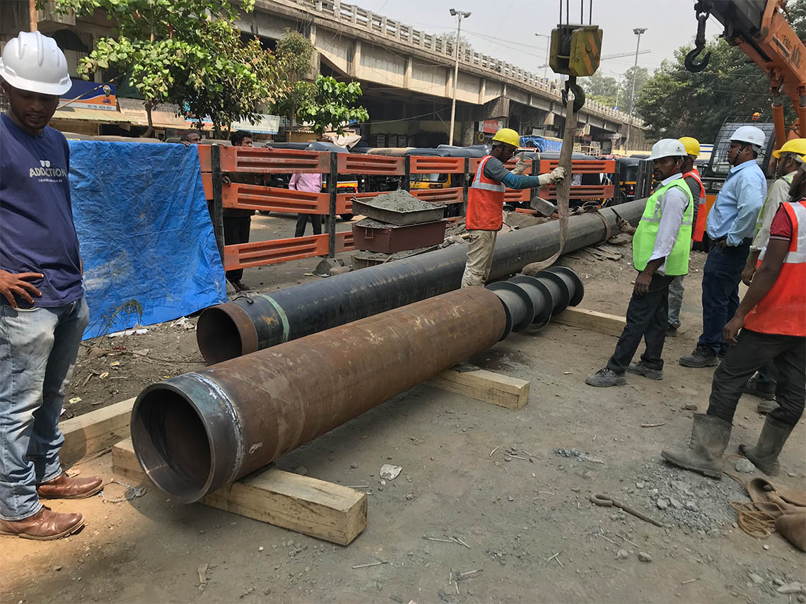 Baustelle von Bohrtec Gesellschaft für Bohrtechnologie mbH in Mumbai