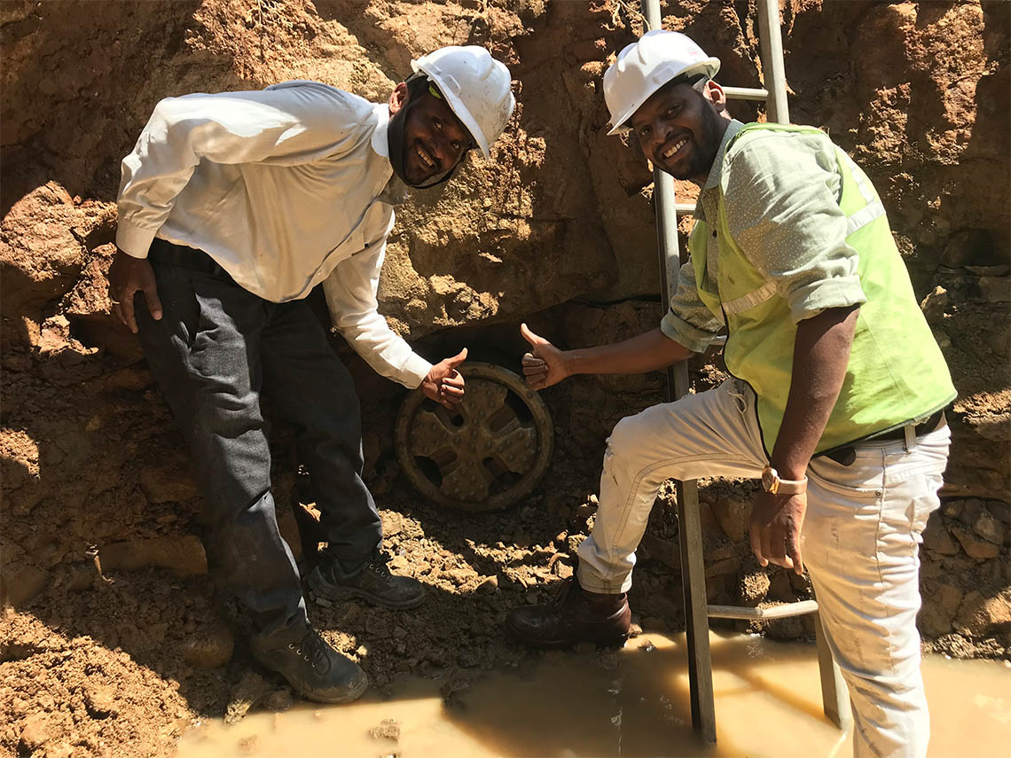 Baustelle von Bohrtec Gesellschaft für Bohrtechnologie mbH in Mumbai